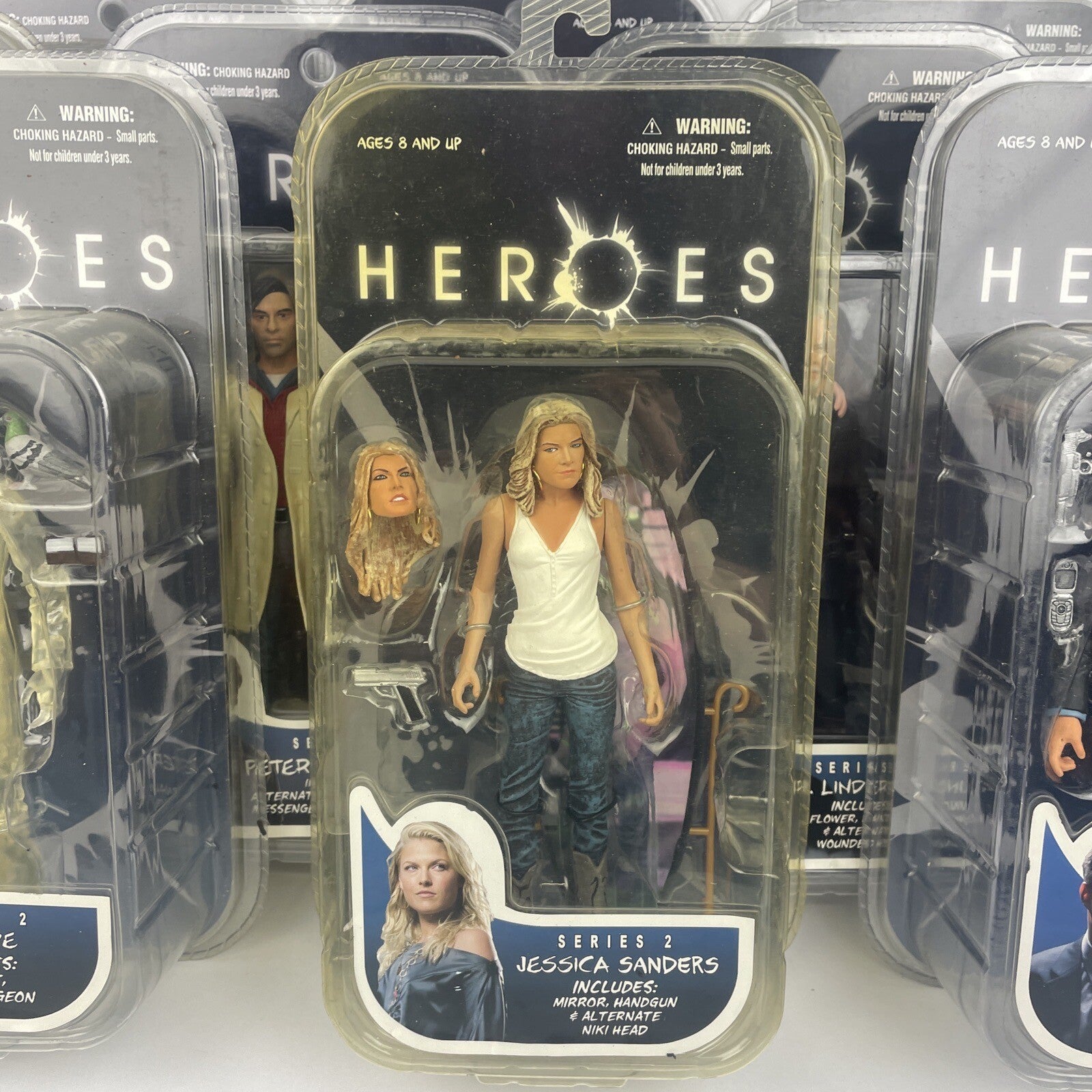 Lot of 12 Heroes Action Figures, Claude, Mohinder Suresh, Jessica Sanders - LOOK