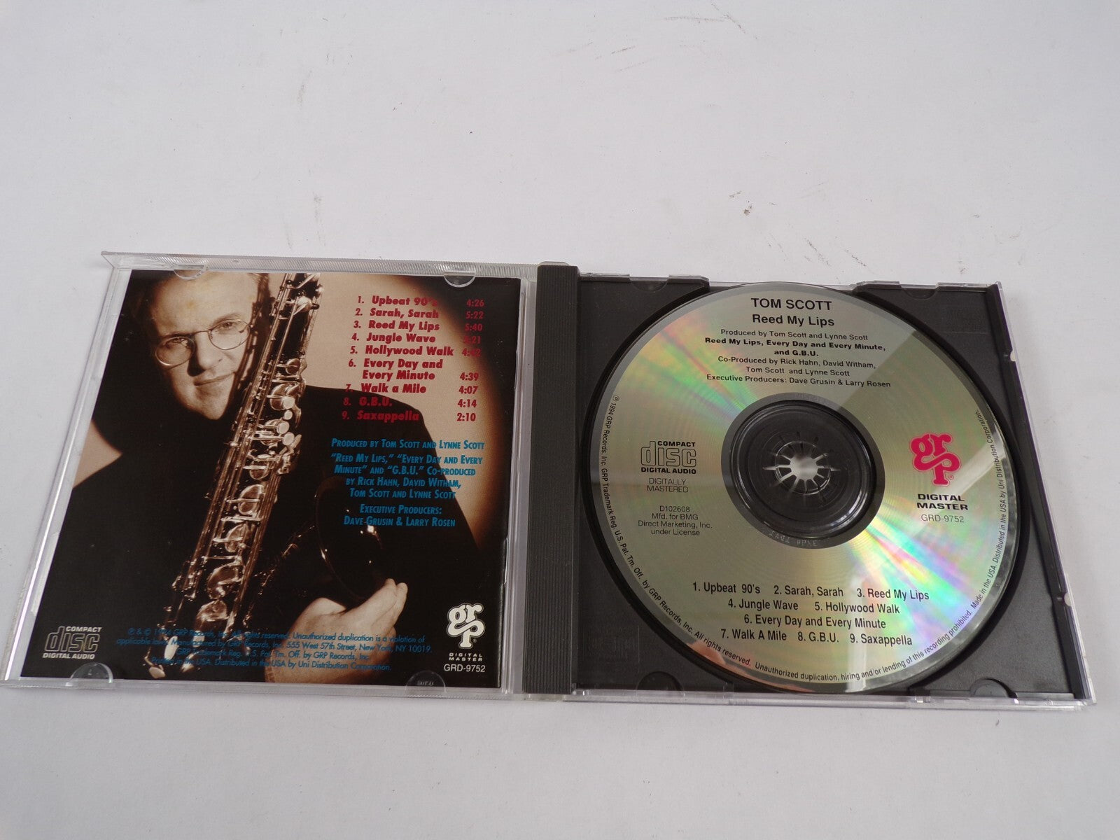 Tom Scott Reed My Lips Upbeat 90's CD#61