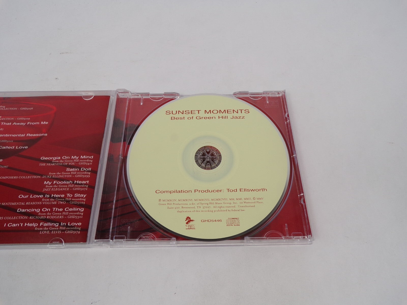 Sunset Moments Featuring The Best Of Green Hill Jazz Witchcraft L-O-V-E TheCD#69