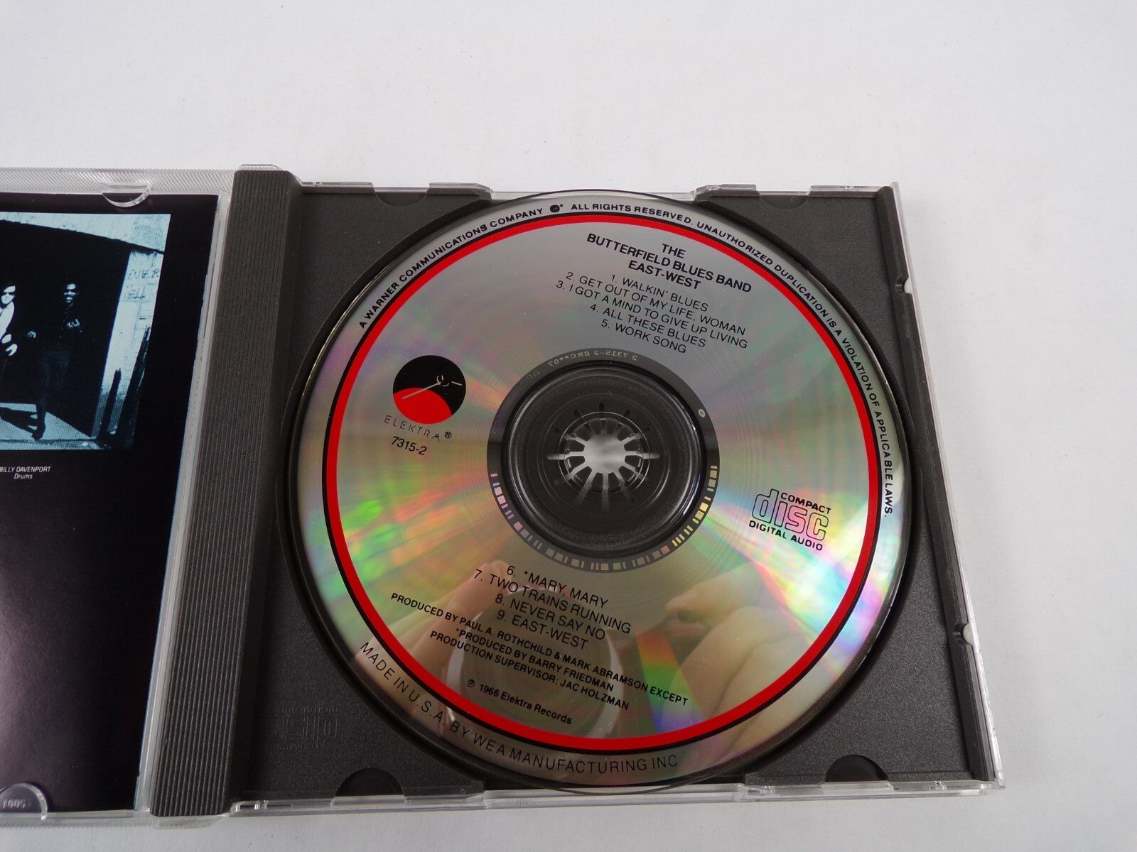 The Butterfifld Blues BanD East West Walkin Blues Get Out Of My Life Woman CD#60