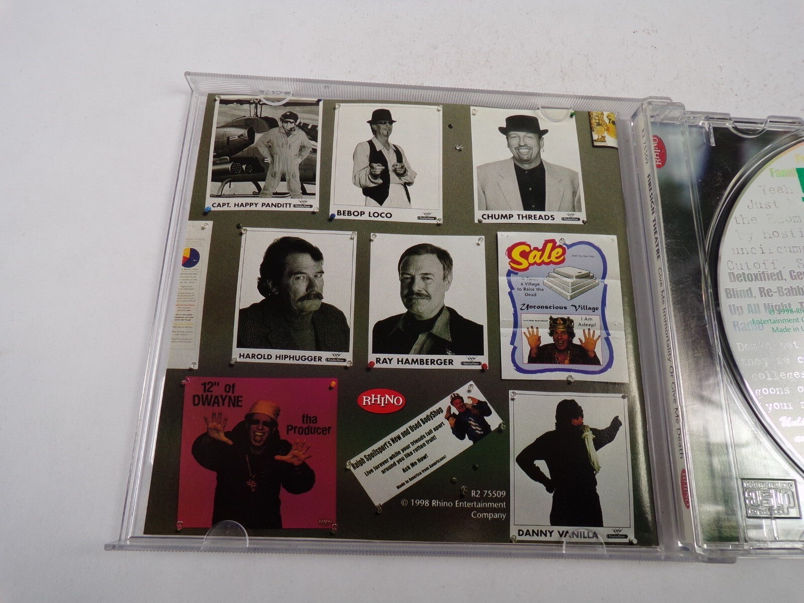 Firesign Theatre Give Me Immortality Or Me Death Eyeballs In The Sky CD#14