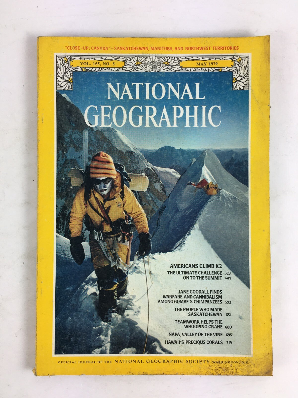 May 1979 National Geographic Magazine Americans Climb K2 Saskatchewan Hawaii's