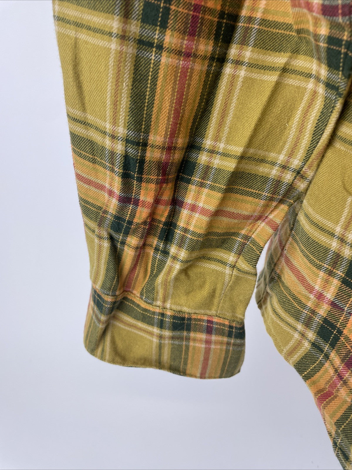 Liz Claiborne LizSport Petite Plaid Button-Up Shirt Women's Size M Long Sleeve
