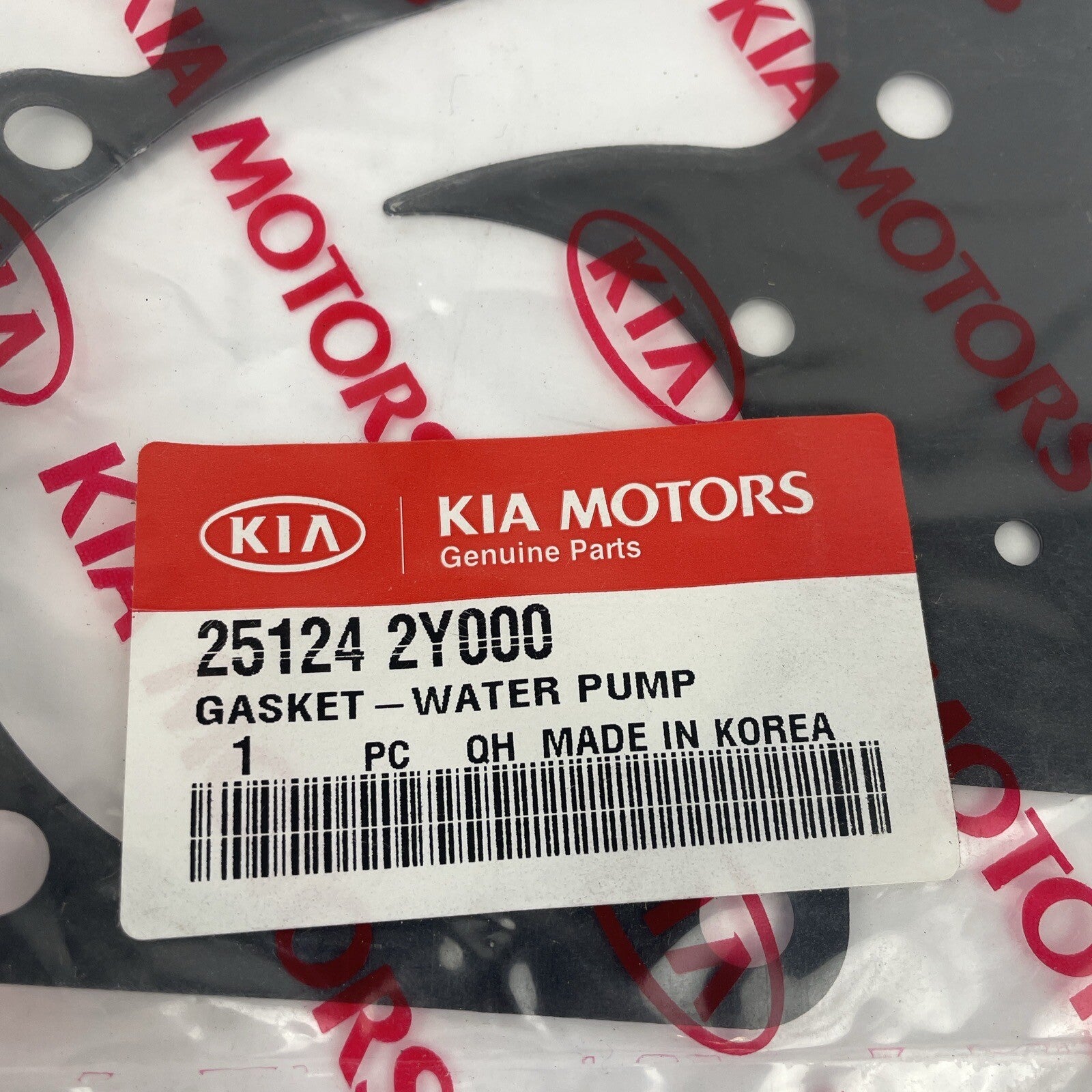 KIA Motors Genuine Parts Water Pump Gasket 25124 2Y000 OEM NOS
