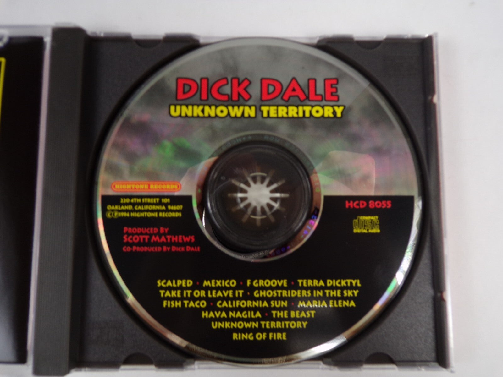 Dick Dale Unknown Territory Scalped Mexico F Groove Fish Taco The Beast CD #10