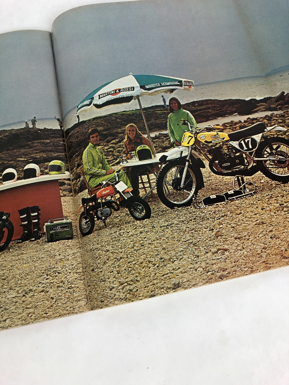 Cycle Guide Magazine Xmas MXer Project Suzuki December 1973 *VGC* 4 Page Poster