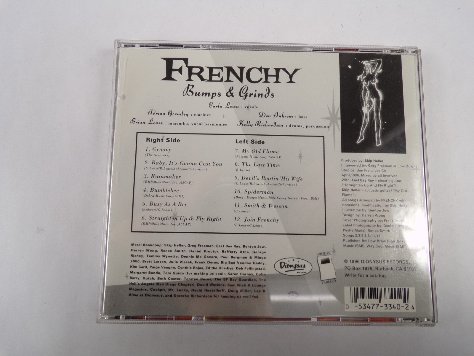 Frenchy Bumps & Grinds Groovy Baby It's Gonna Cost You The Last Time CD#59