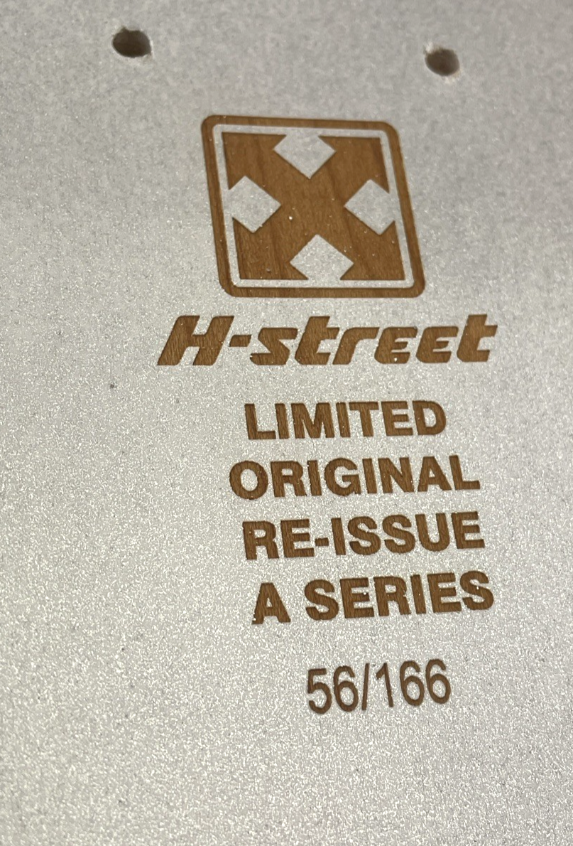 RON ALLEN Original RE-Issue Deck H-Street Skateboards USA Made Watson Laminates
