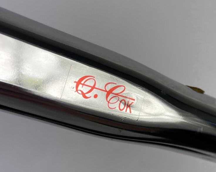 Q.C. OK (5)  1/2" Drive Ratchet Head Micrometer Torque Wrench 10-150 In Lbs CASE
