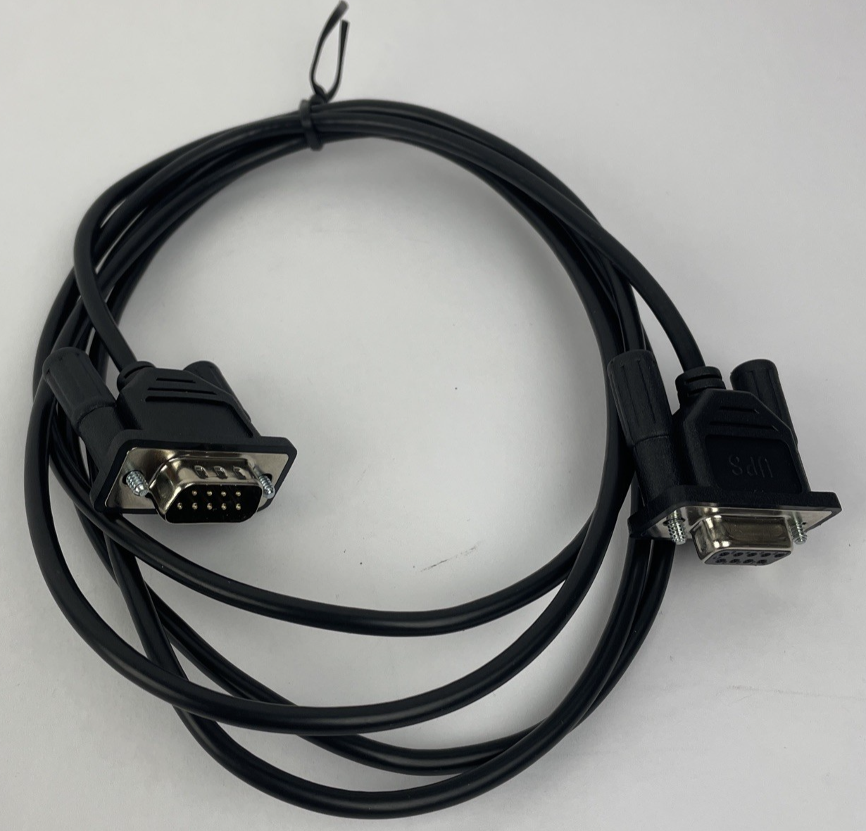 2 x DB9 Male to Female Extension Cable Double Shield D-SUB 9 Pin 6 Feet Long 6'