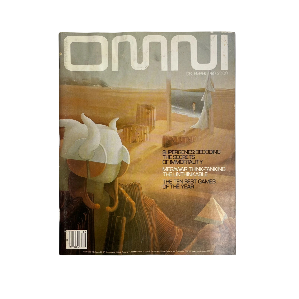 December 1980 Omni Magazine Mega War Supergenes Decoding Scerets of Immortality