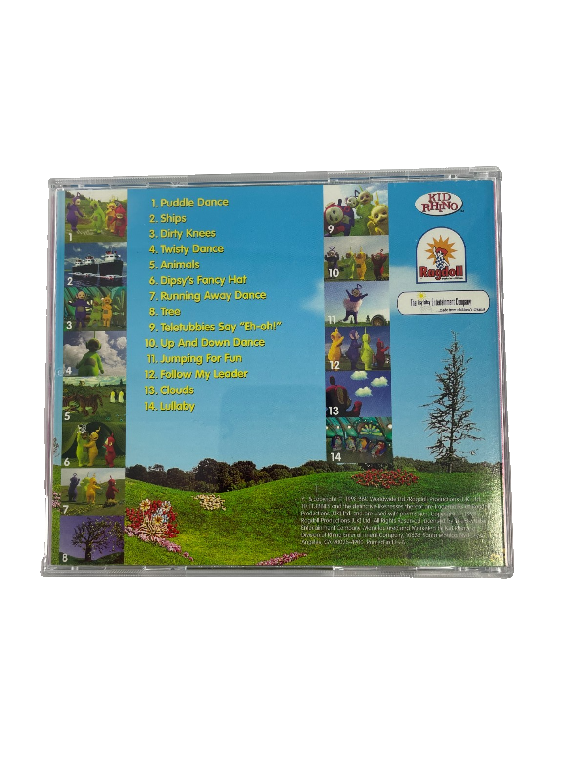 Teletubbies The Album Puddle Dance Ships Dirty Knees Twisty Dance Animals CD#10