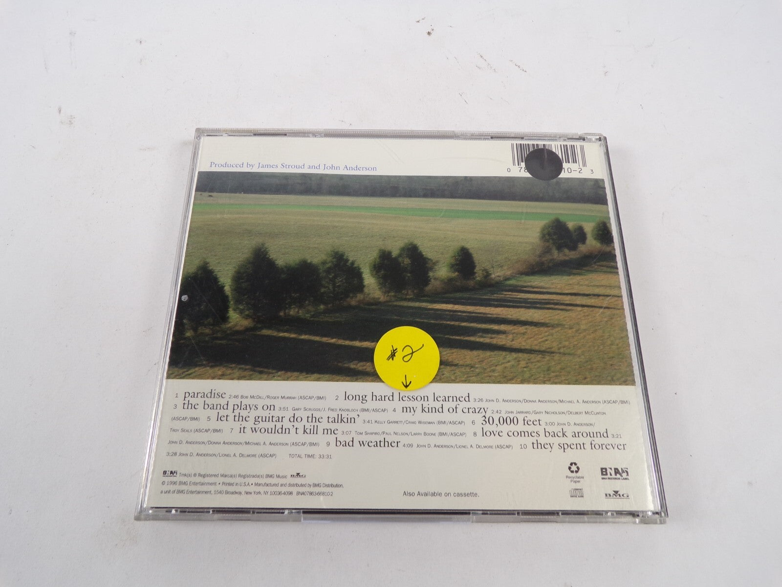 John Anderson Paradise Not For Sale Paradise Long Hard Lesson Learnrd CD#16