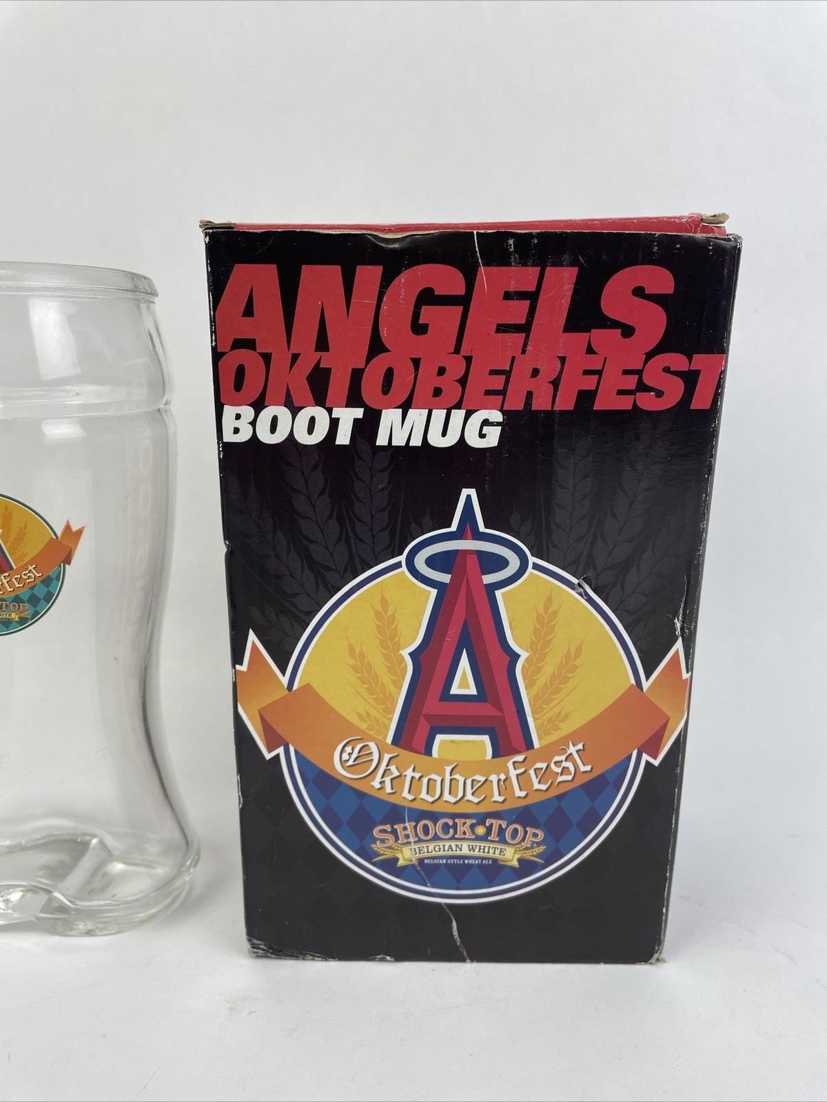 California Angels of Anaheim Oktoberfest Boot Mug SGA Shock Top Das Boot Beer