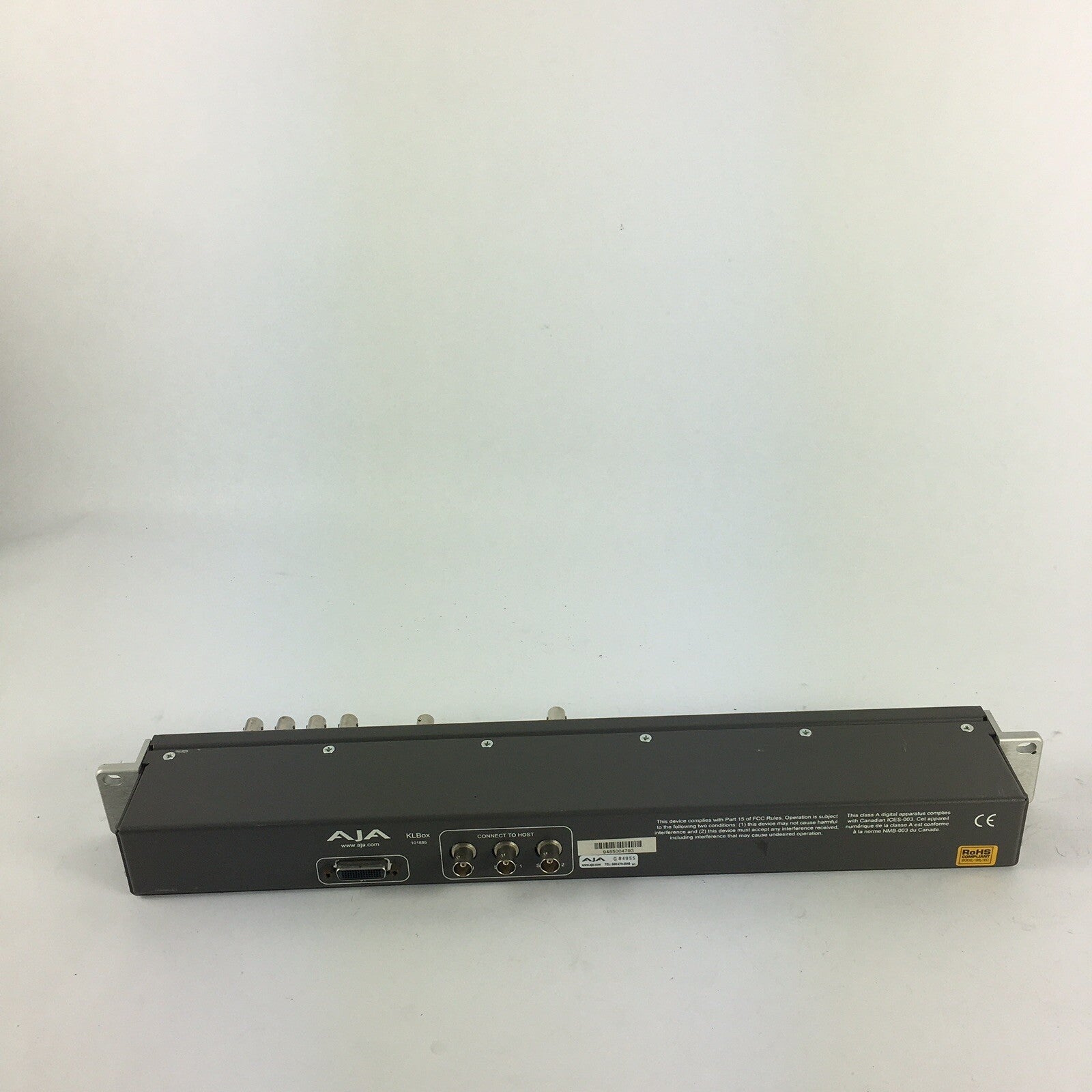 AJA KLBOX 101885 VIDEO EDITING HARDWARE BREAKOUT BOX KONA-LH KONA-LHE KONA-LSE