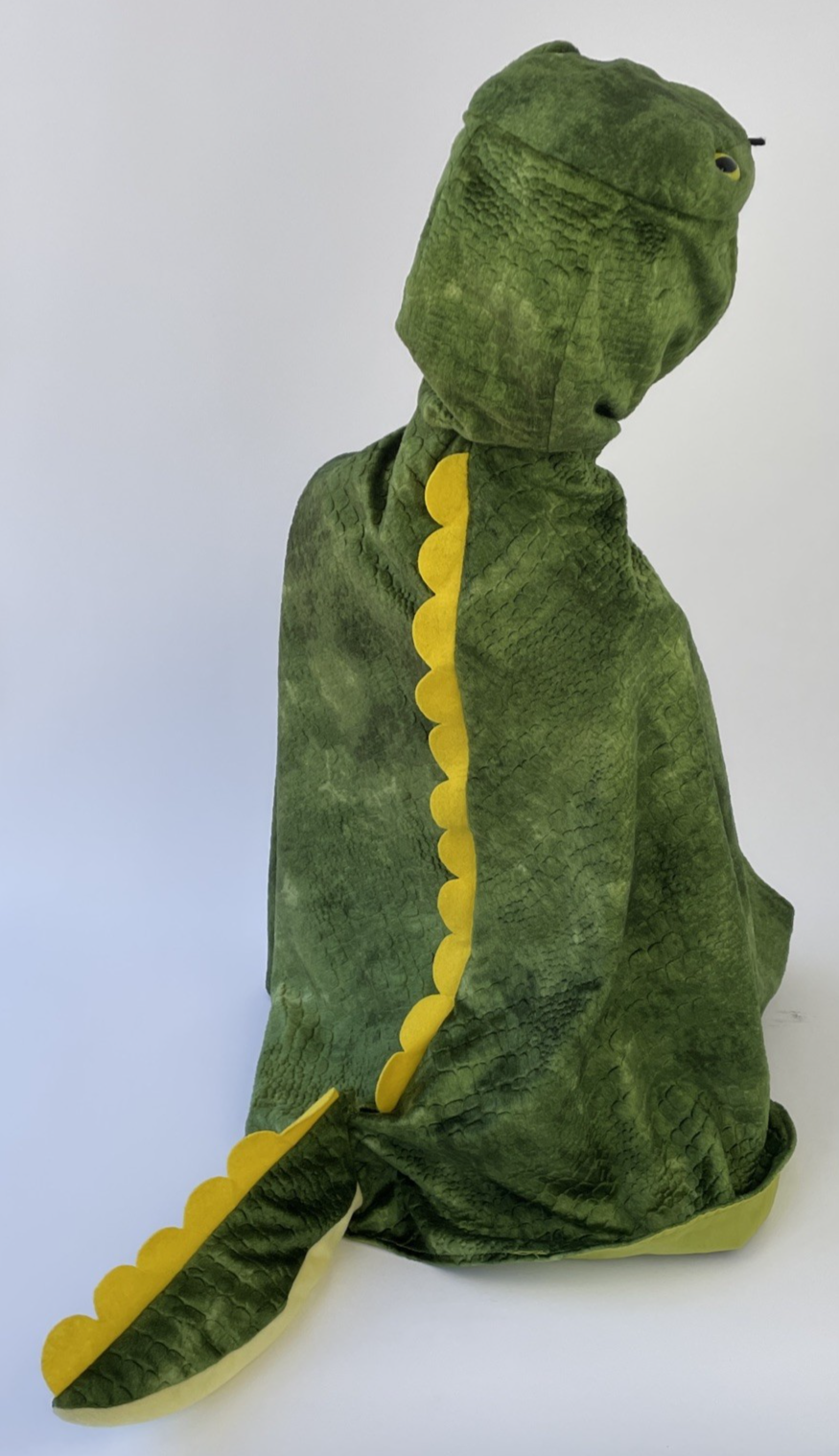Great Pretenders T-Rex Dinosaur Snake Hooded Cape for Kids 4-5 Play Dress-Up VGC
