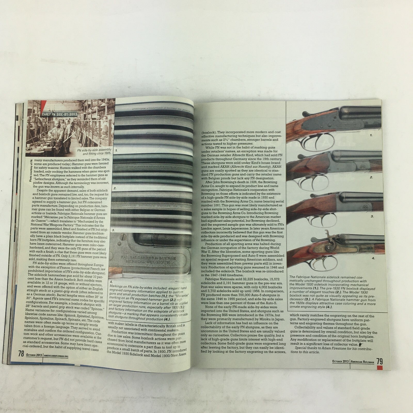 October 2013 American Rifleman Magazine Banned Guns Raffle 12 Great Guns