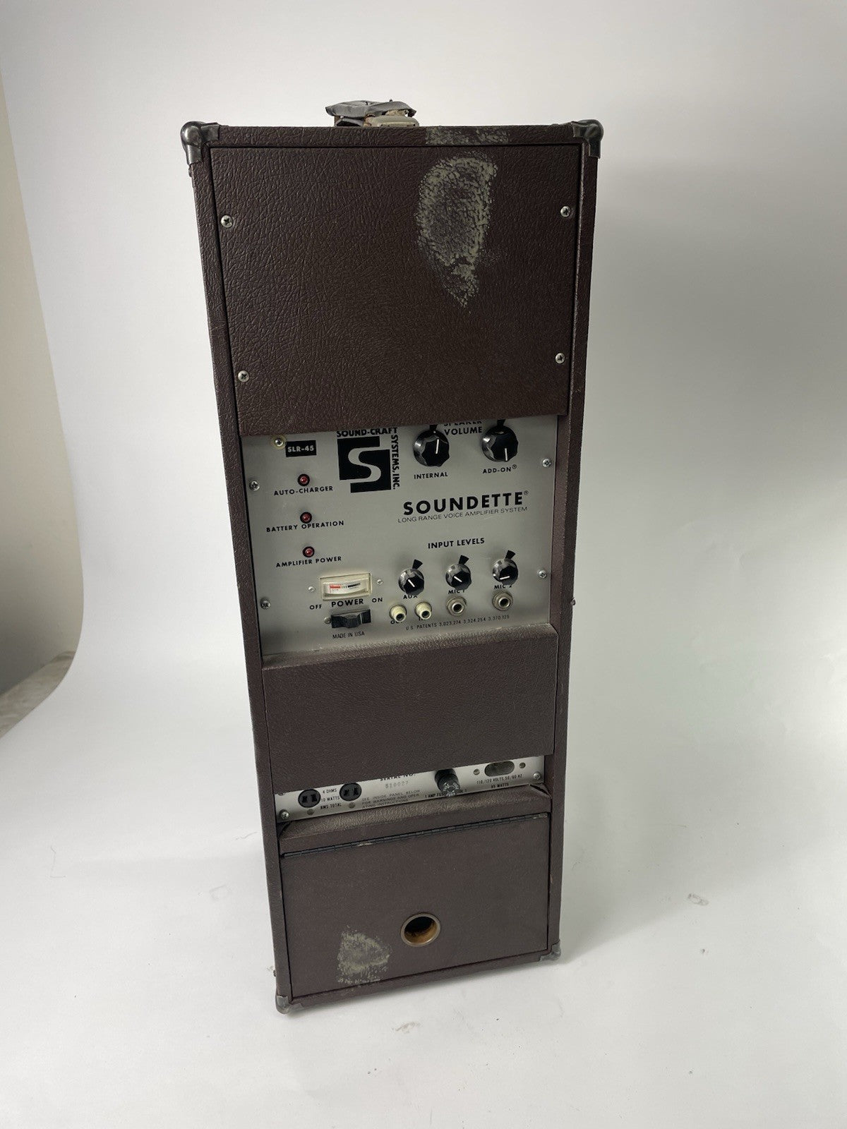 Soundcraft Systems Sound-Craft Portable PA Speaker SLR-45 Soundette