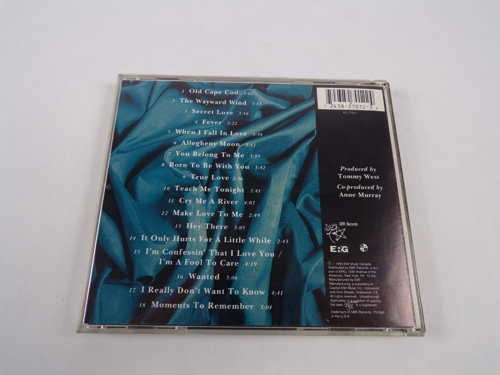 Croonin Anne Murray Old Cape Cod Fever When I Fall In Love True Love CD#47