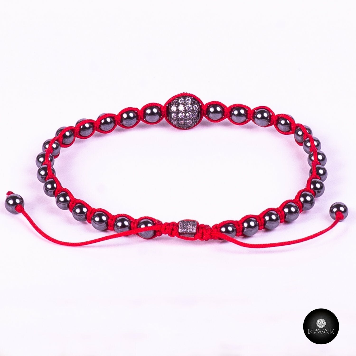 Kavak Handmade Bracelet Acerina Blood Fire Adjustable Women's Bracelet