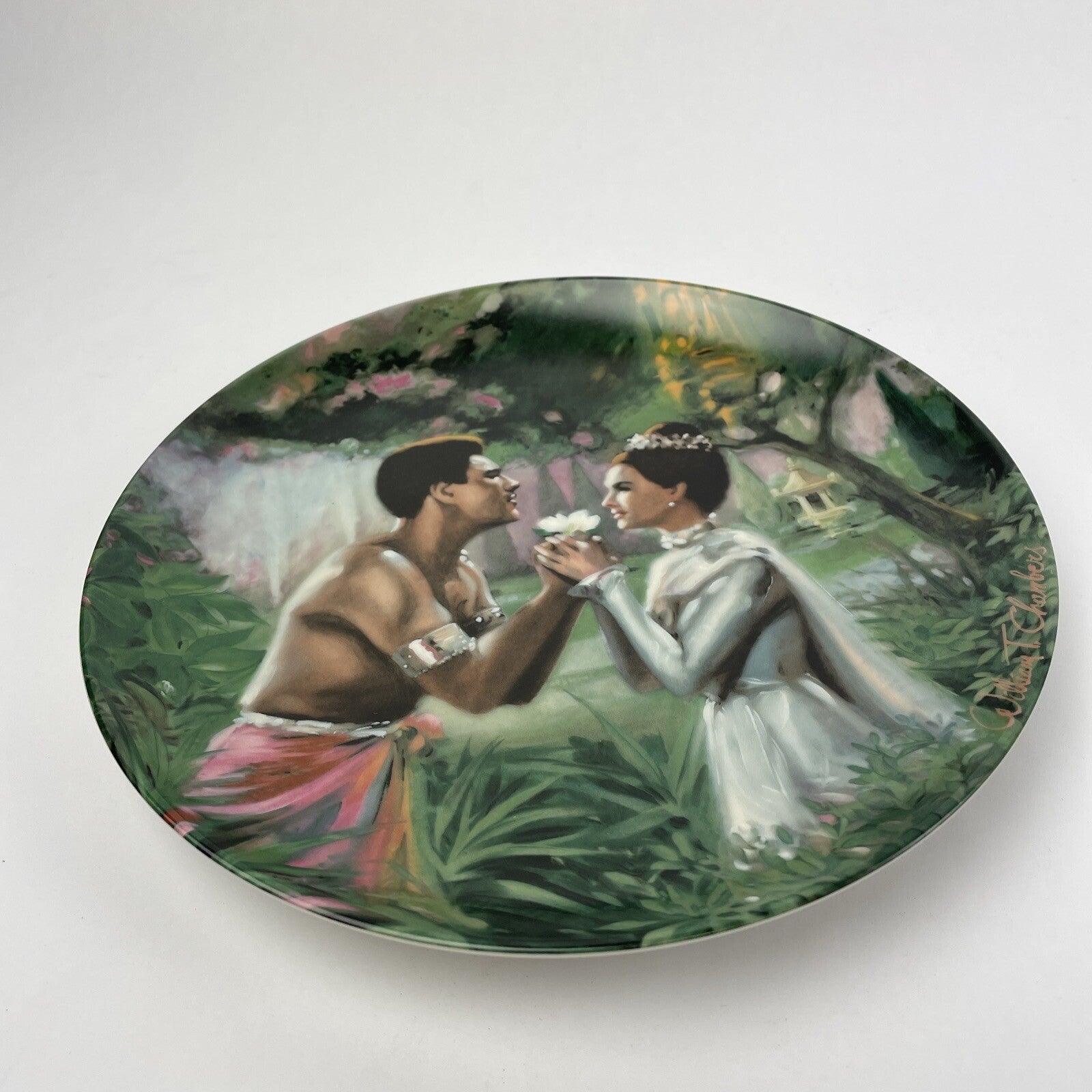 Knowles The King And I Collector Plates “We Kiss In A Shadow” 1985 Plate 4525 D
