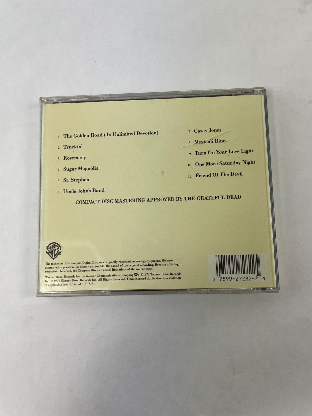 Grateful Dead The Best Of Skeltons From The Closet The Golden Road Truckin CD#73