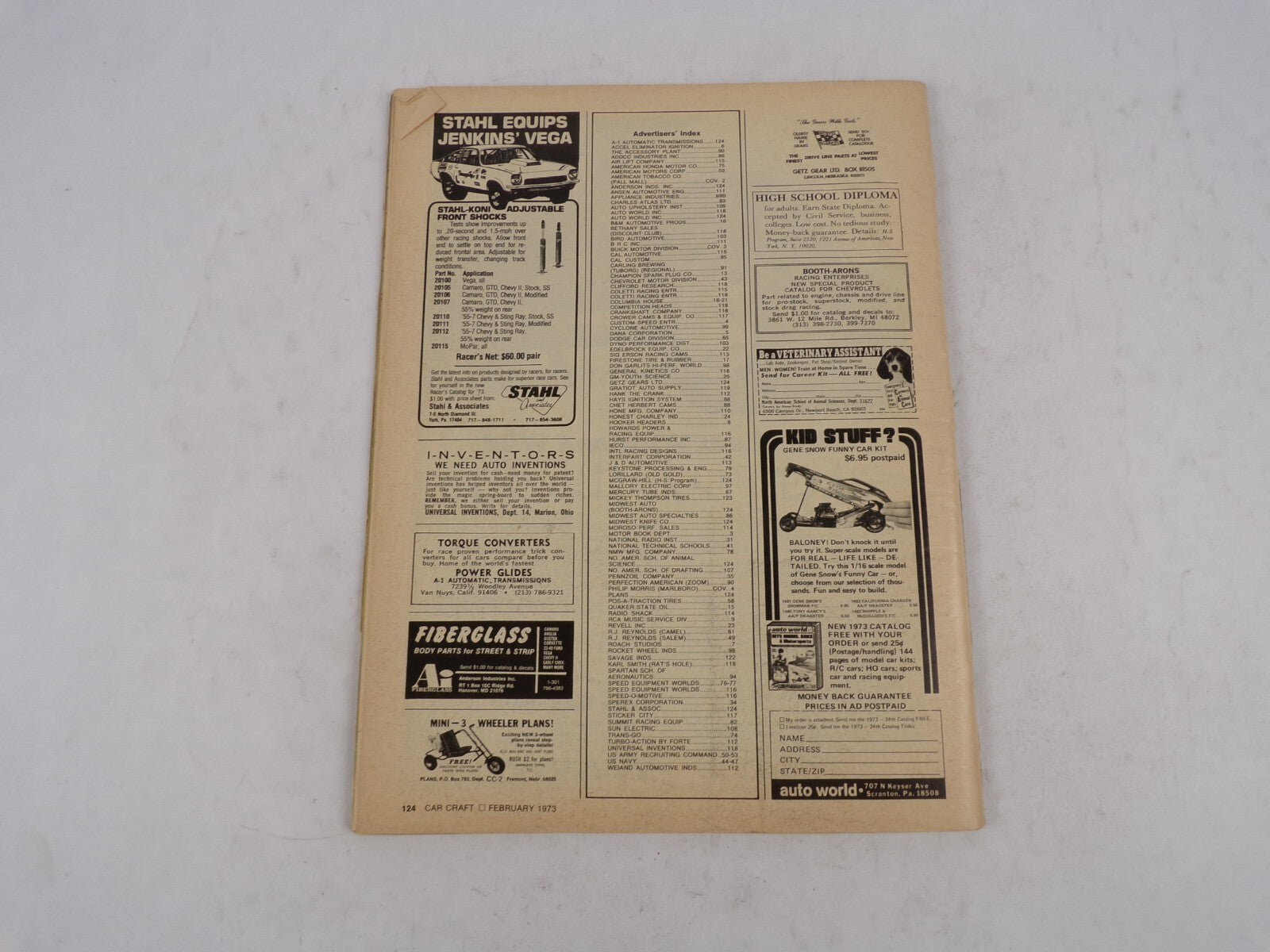February 1973 Car Craft Drag Racing Preview: Hi-Speed Handling New People New