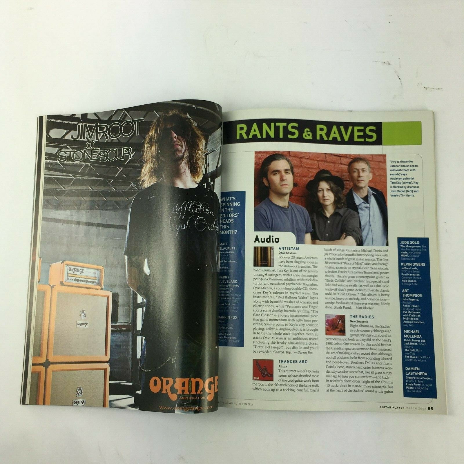 March 2008 Guitar Player Magazine John Fogerty Tremolo Pedal Roundup Les Paul