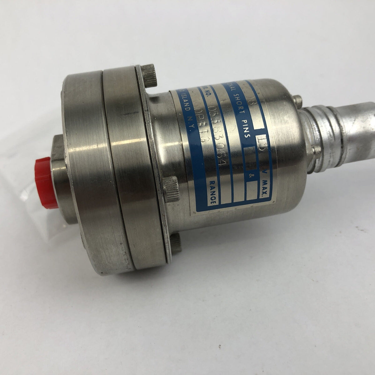 Viatran Pressure Transducer Model 118-1108 15V Max 0-5000 PSIG