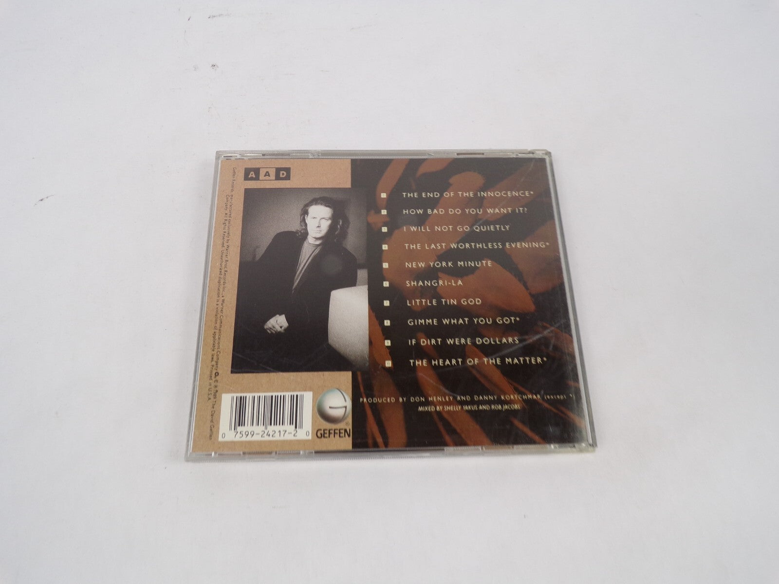 Don Henley The End Of The Innocence The End Of The Innocence How Bad Do YouCD#67