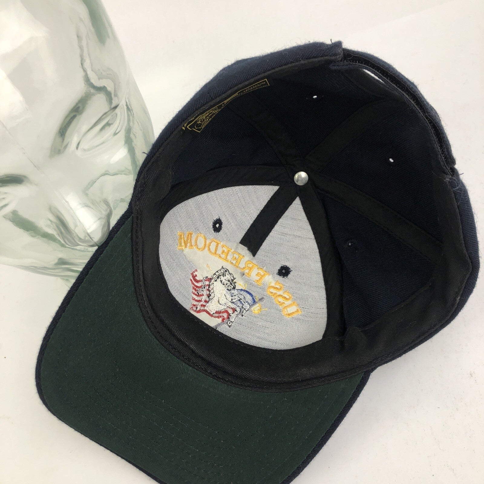 USS FREEDOM LCS 1 " The Corps " USA Made Navy Blue Baseball Cap Adjustable LOOK