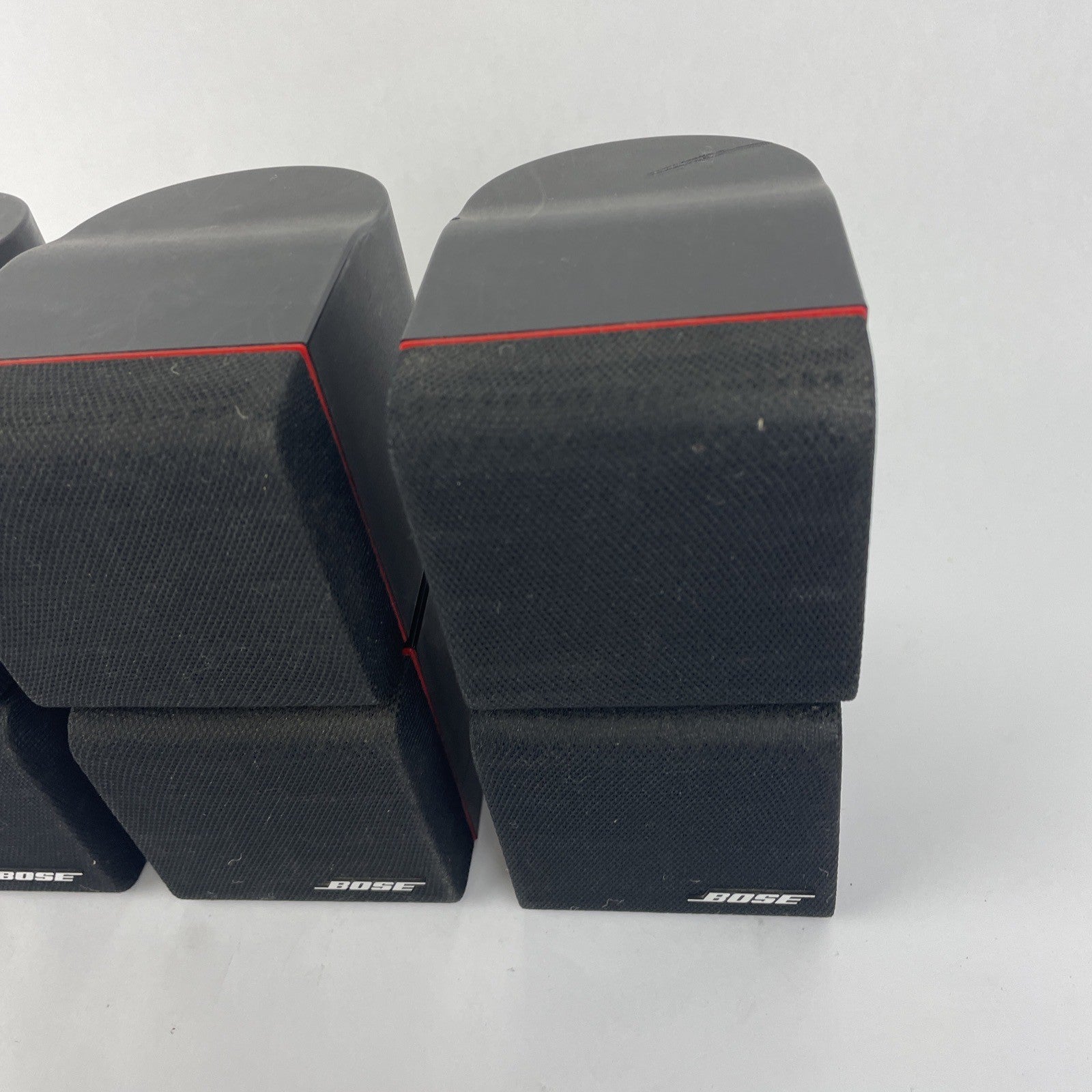 OEM Bose Acoustimass Redline Classic Double Cube Speakers Black Set Of 3