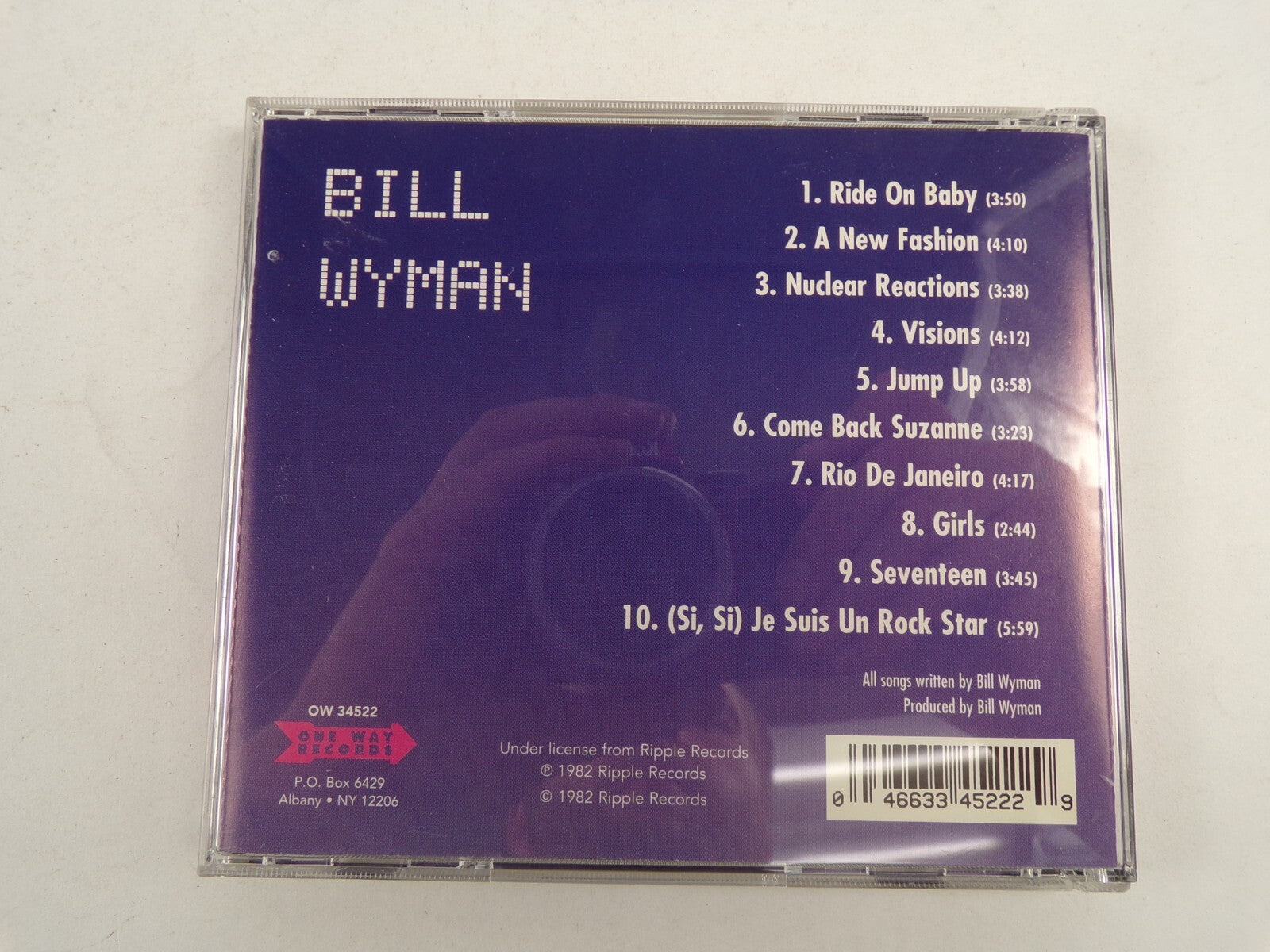 Bill Wyman Ride On Baby A New Fashion Girls Seventeen Jump Up CD#48