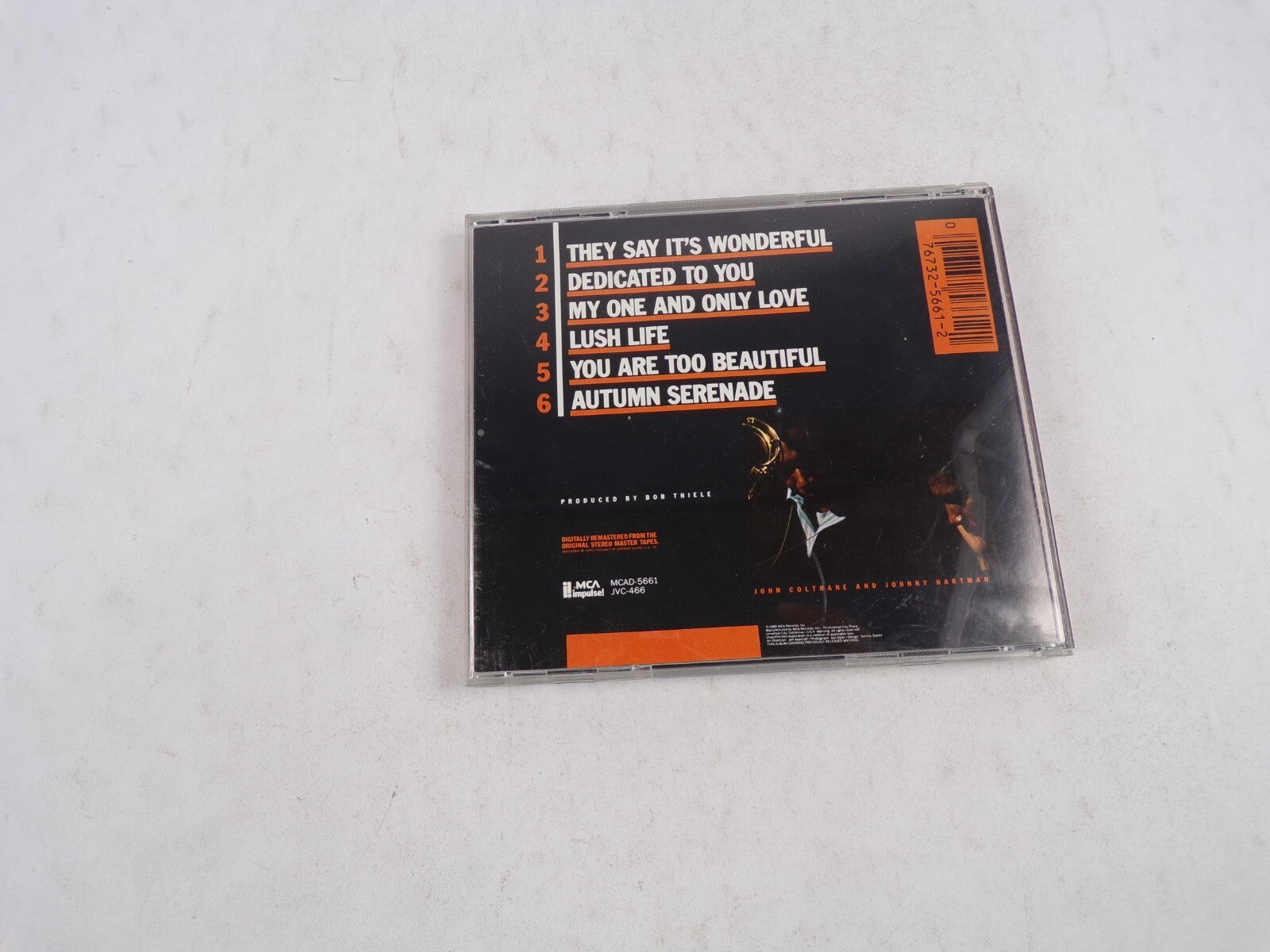 John Coltrane & Johnny Hartman They Say It's Wonderful Dedicated To You CD#34