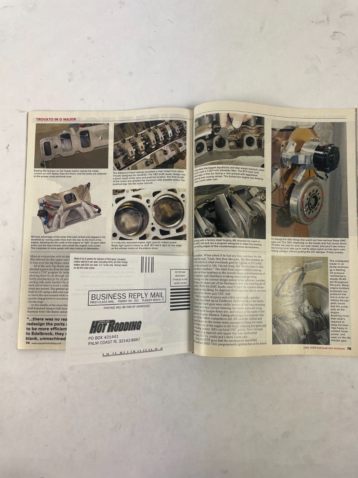 June 2009 Hot Rodding Magazine Big-Block Power! Engine Tech Special Easy Four