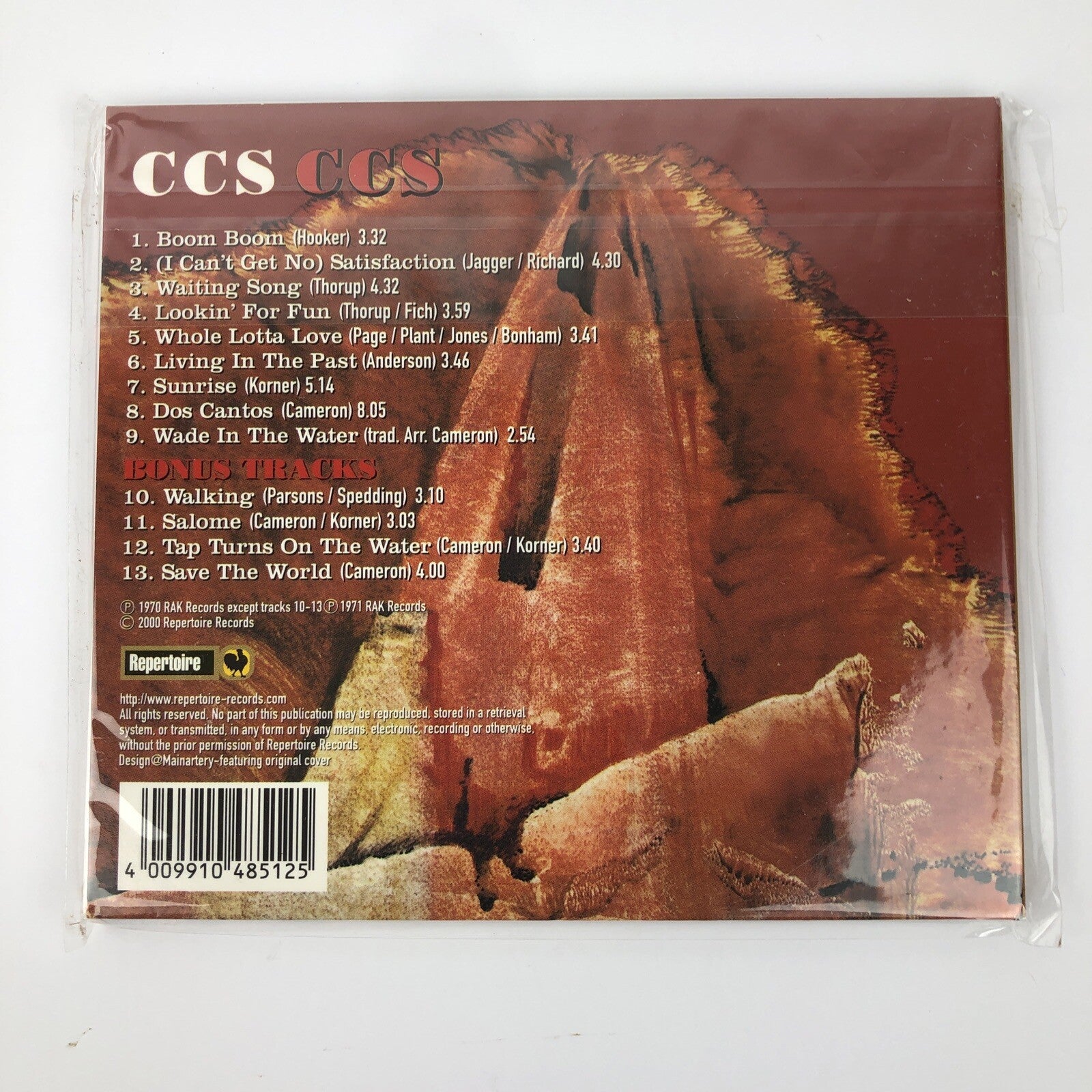 CCS ALEXIS KORNER, Peter THORUP  CCS Kenny Wheeler REPERTOIRE RECORDS CD Mint #8