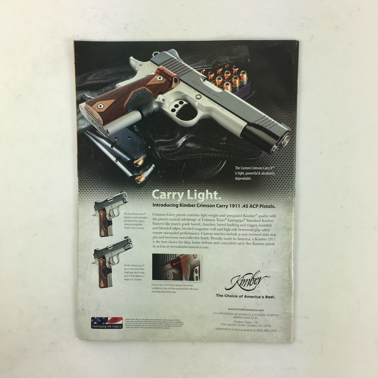 January 2009 American Rifleman Magazine The Judge Rules Taurus Remington's