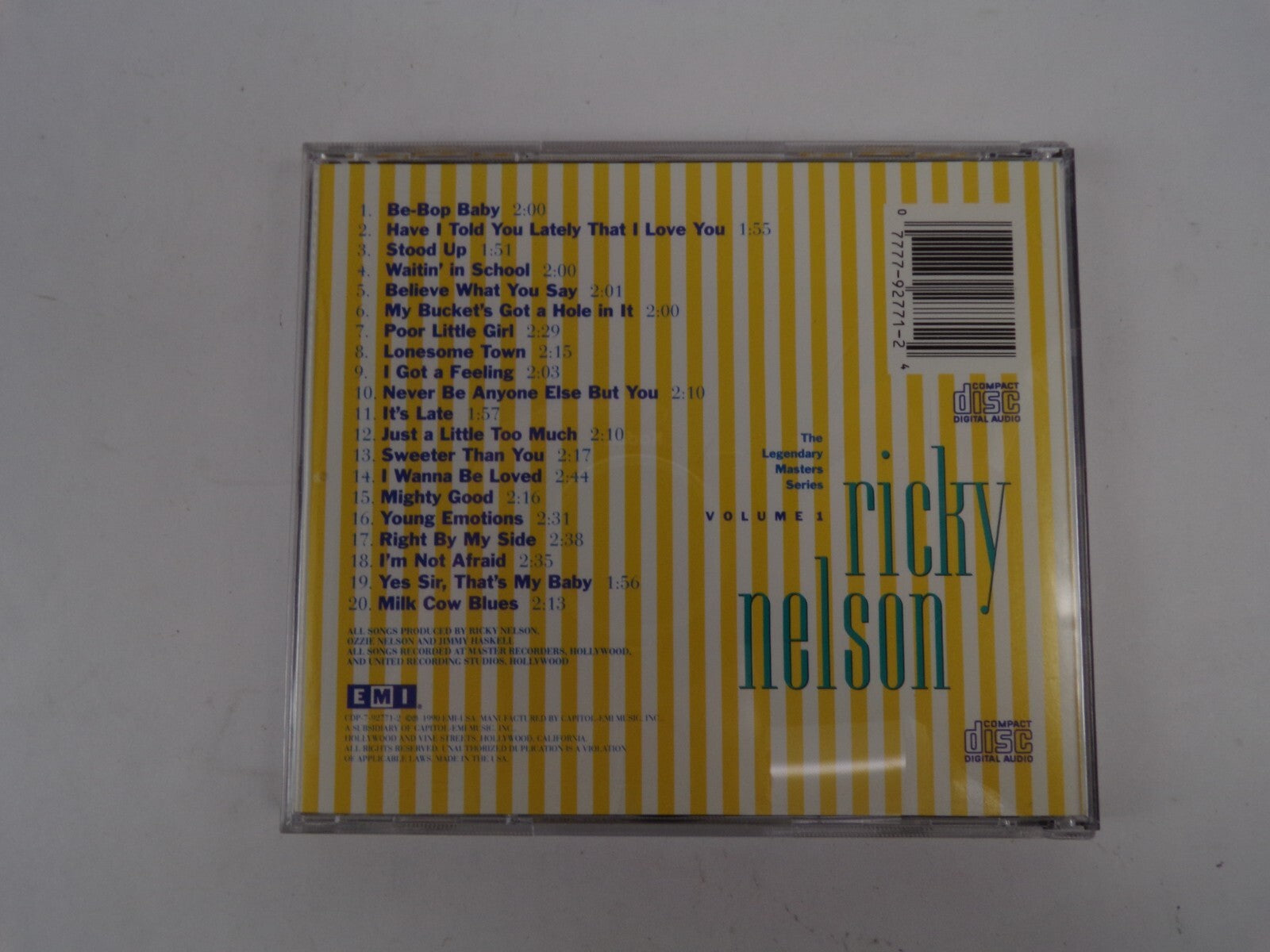 The Best of Rick Nelson Volume 1 CD#38