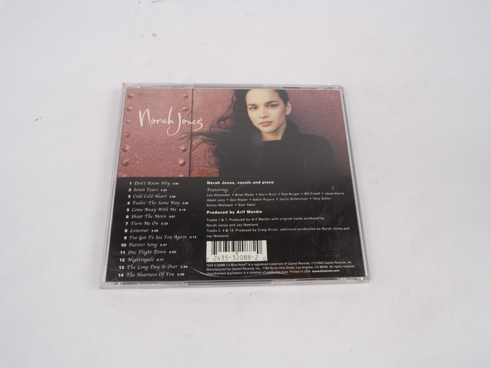 Norah Jones Come Away With Me Don't Know Why Seven Years Cold Cold Heart CD#67