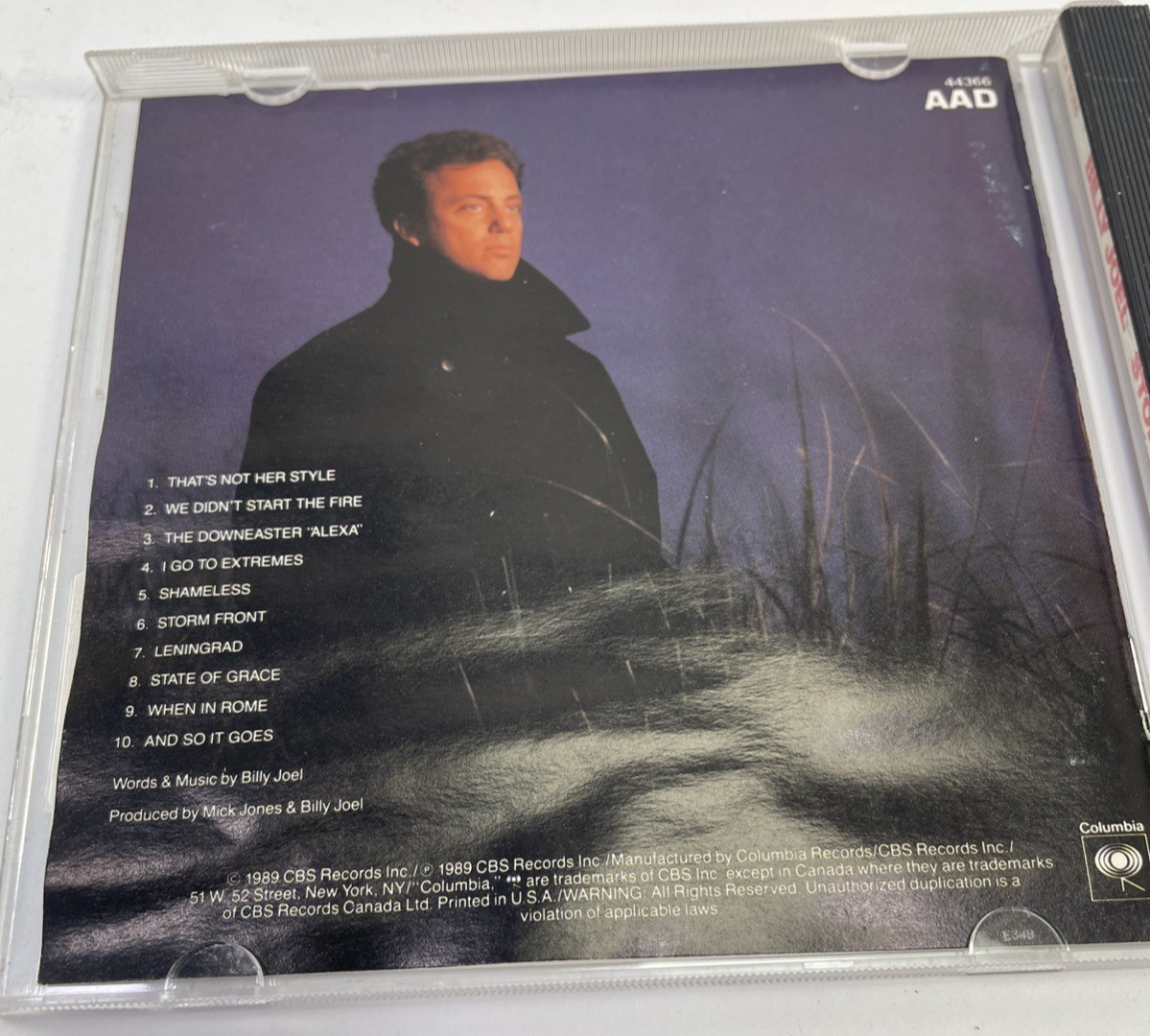 Storm Front - Digital Audio CD - Billy Joel ( 1989 CBS Records )