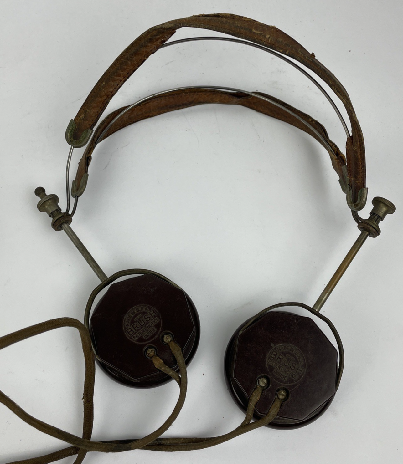 Antique BRUSH, Circa 1939, Type "A" Crystal Headphones