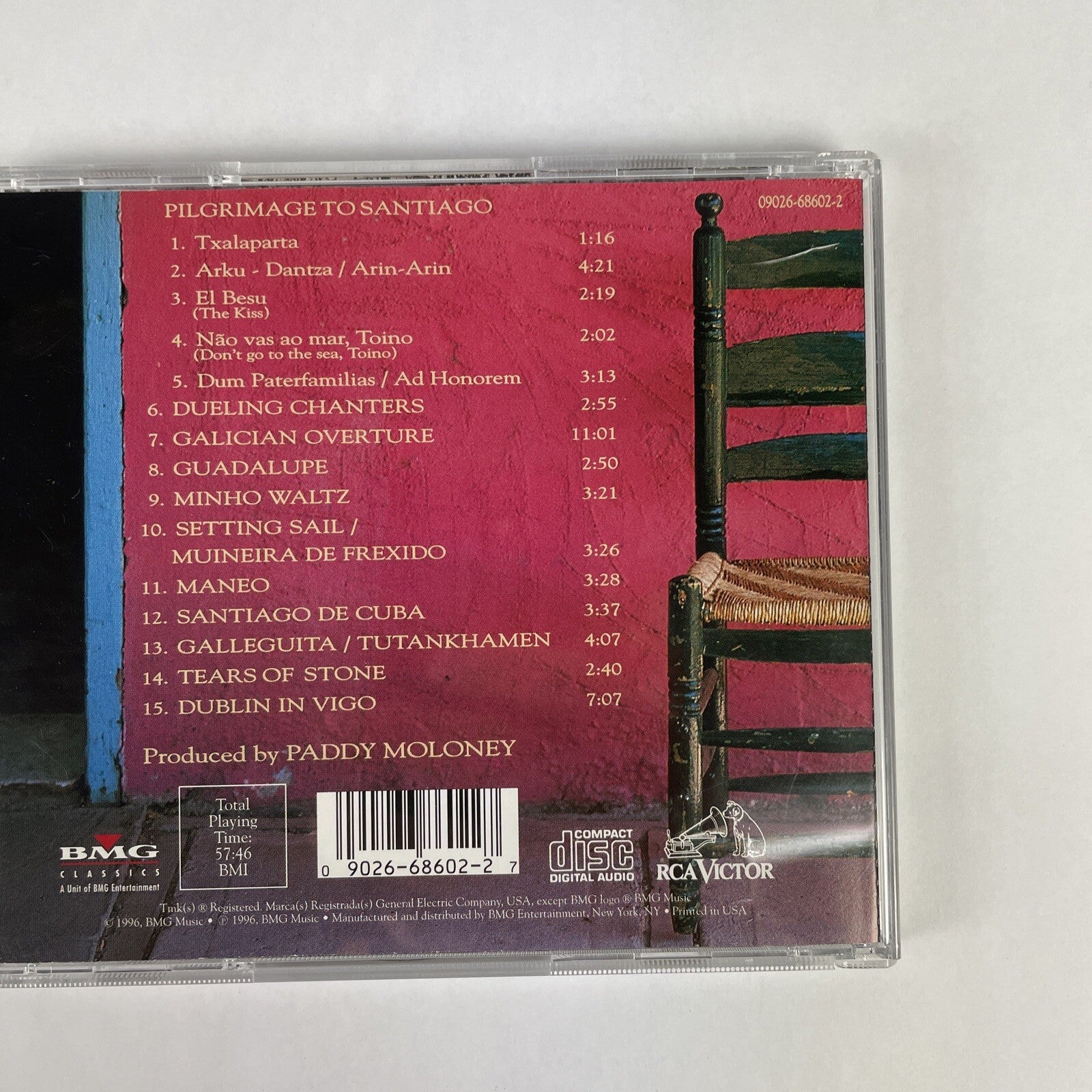 The Chieftains Santiago CD  #23
