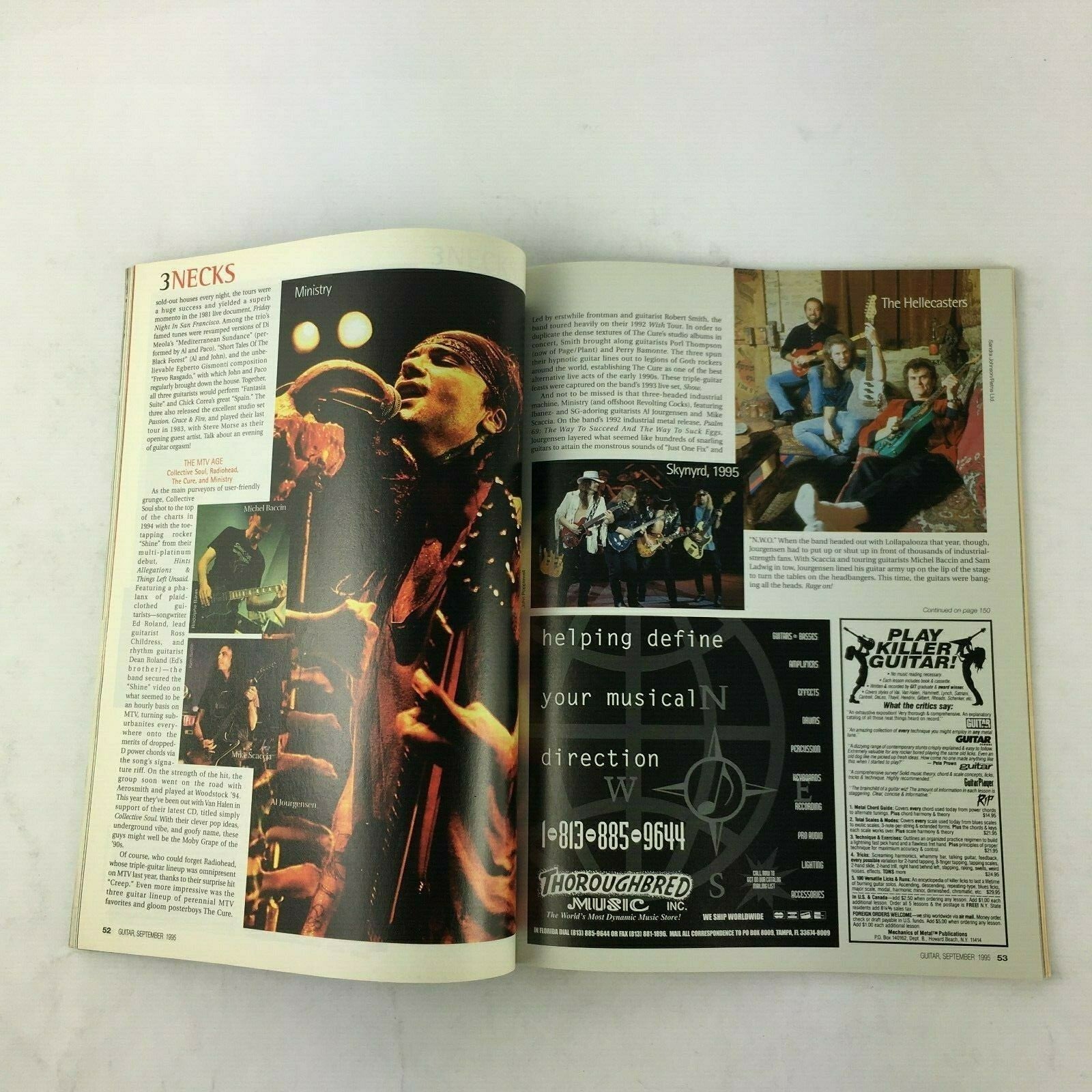 September 1995 Guitar Magazine David GilmourGeorge Lynch The Selling of Jimi
