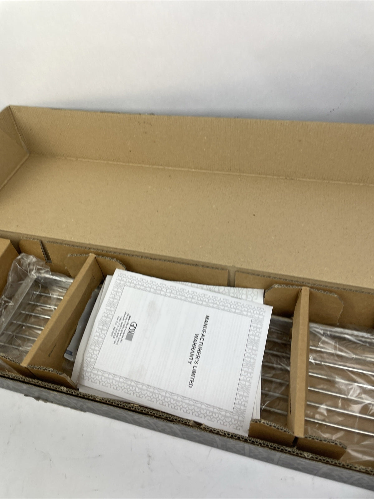 Gessi Rettangolo 20949 031 chrome bathroom shelf 24 inch