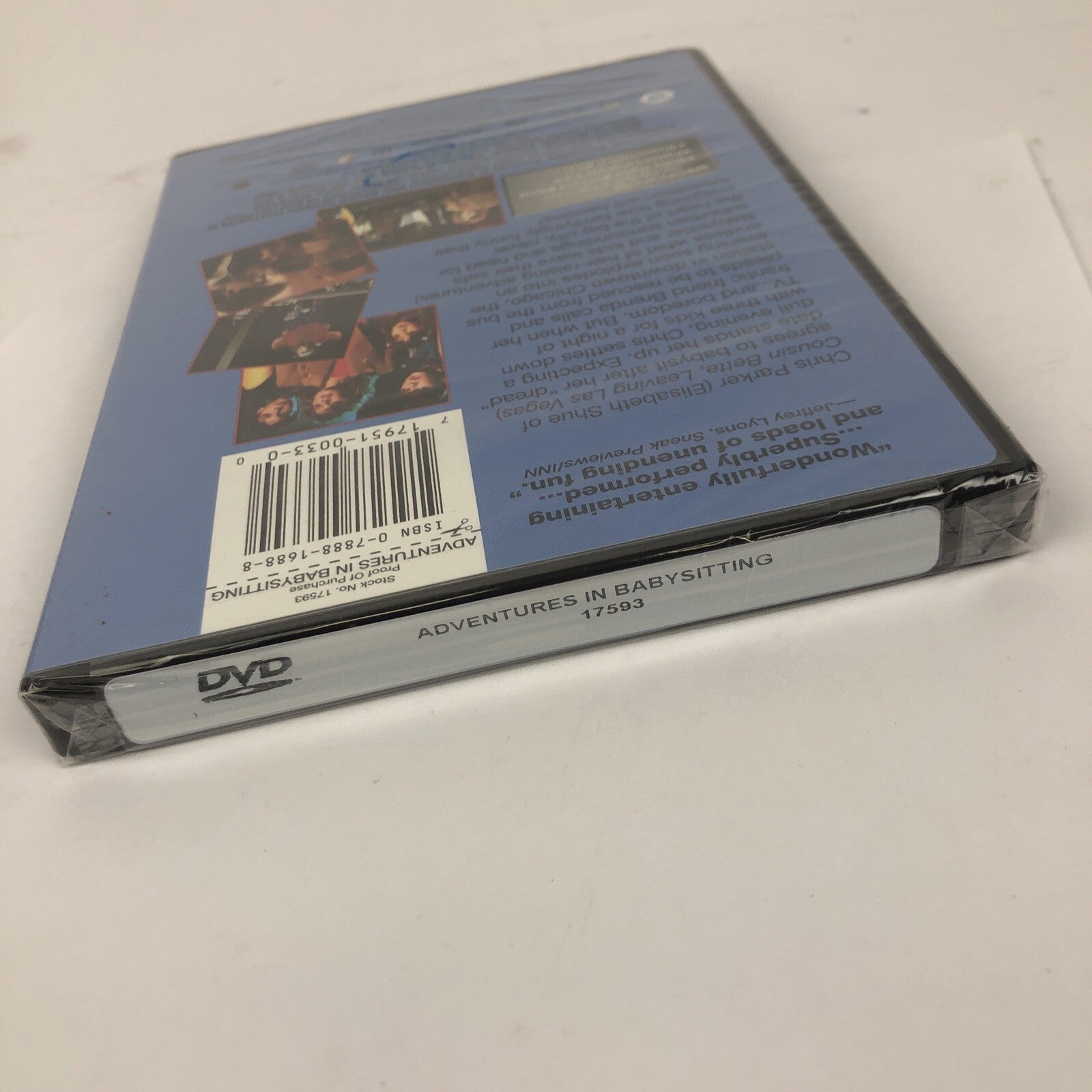 Adventures in Babysitting DVD w / Elisabeth Shue (1987 Widescreen) NEW SEALED