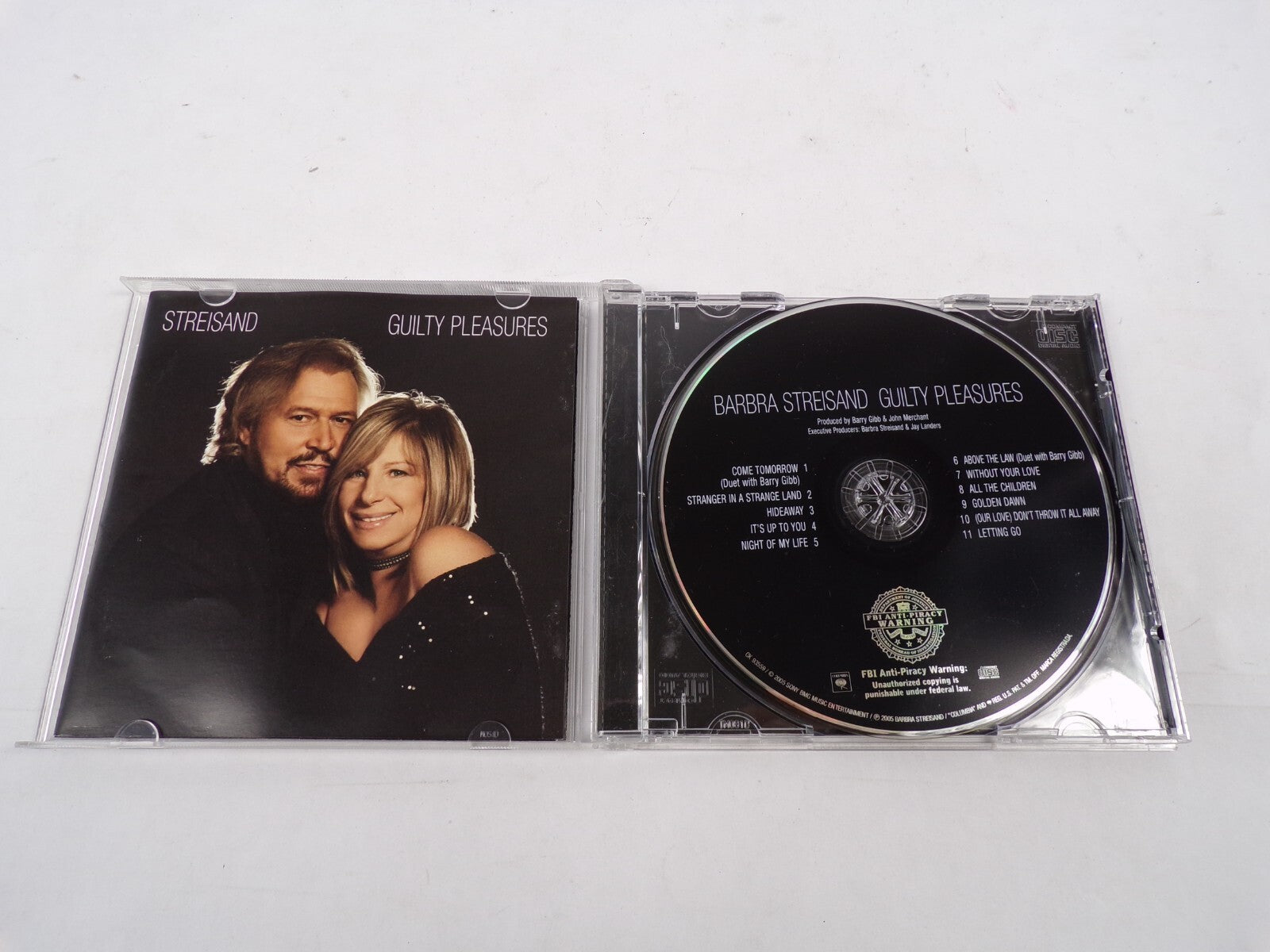 Barbra Streisand Guilty Pleasures It's Up To You Night Of My Life All The CD#30