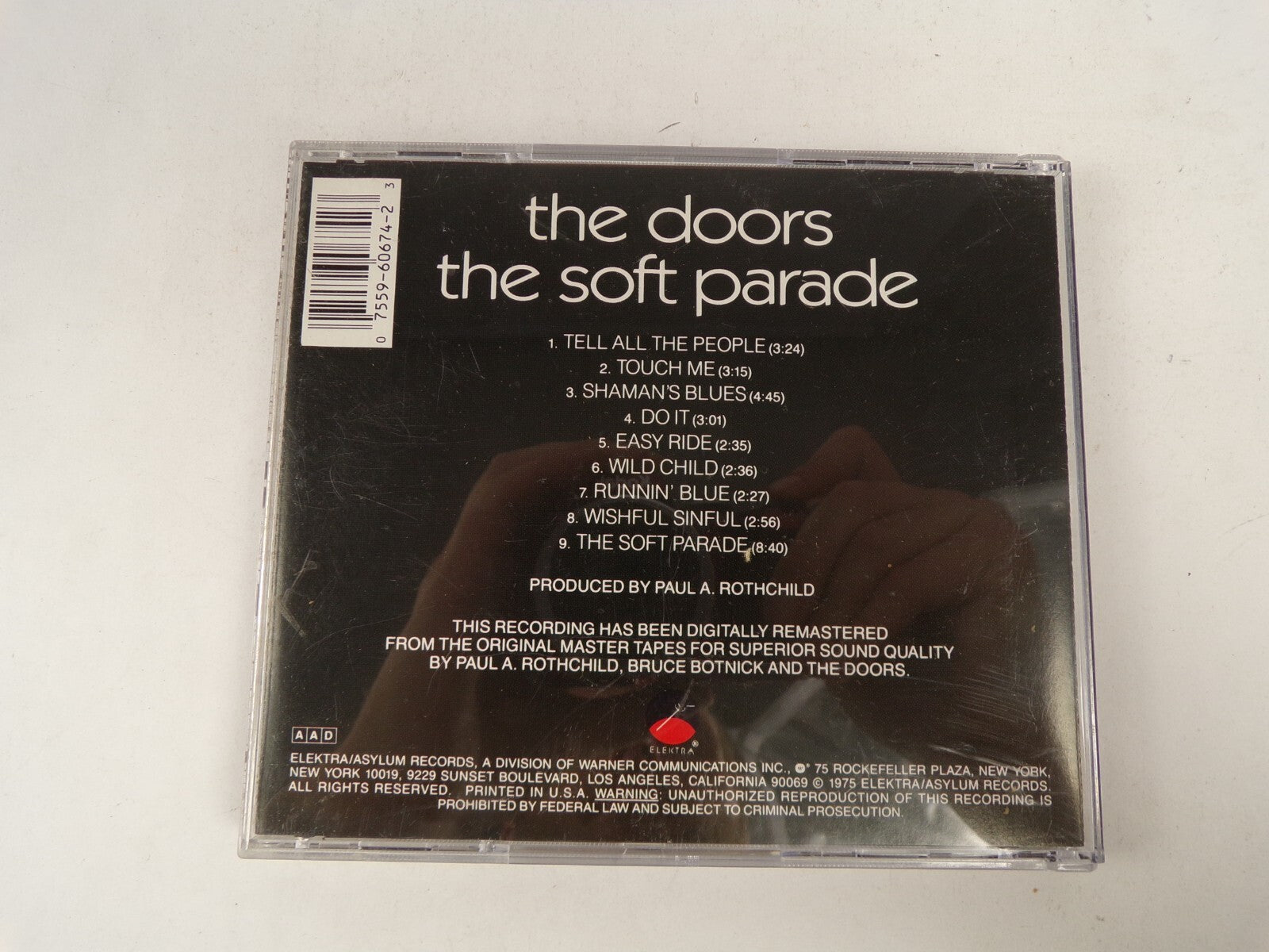 The Doors/ The Soft Parade Touch Me Do It Easy Ride Wild Child CD#45
