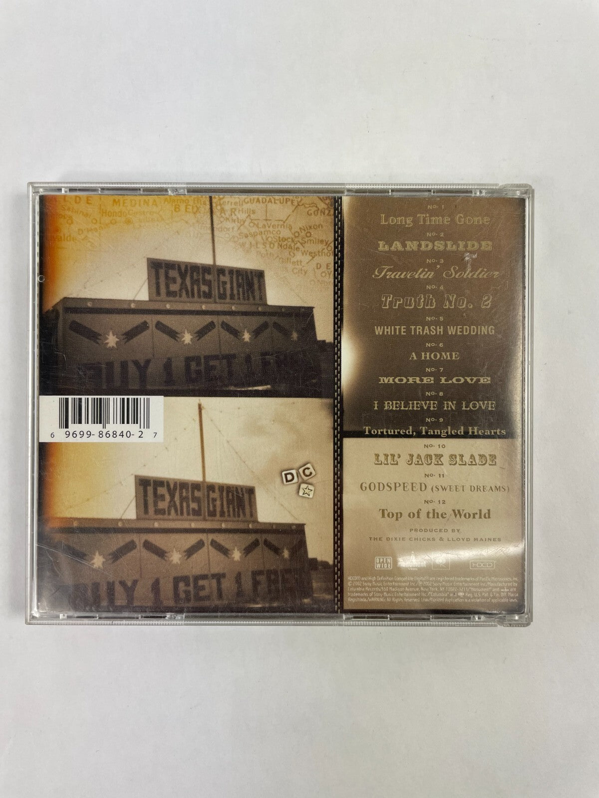 Dixie Chicks Long Time Gone Landslide A Home I Believe In Love CD#72