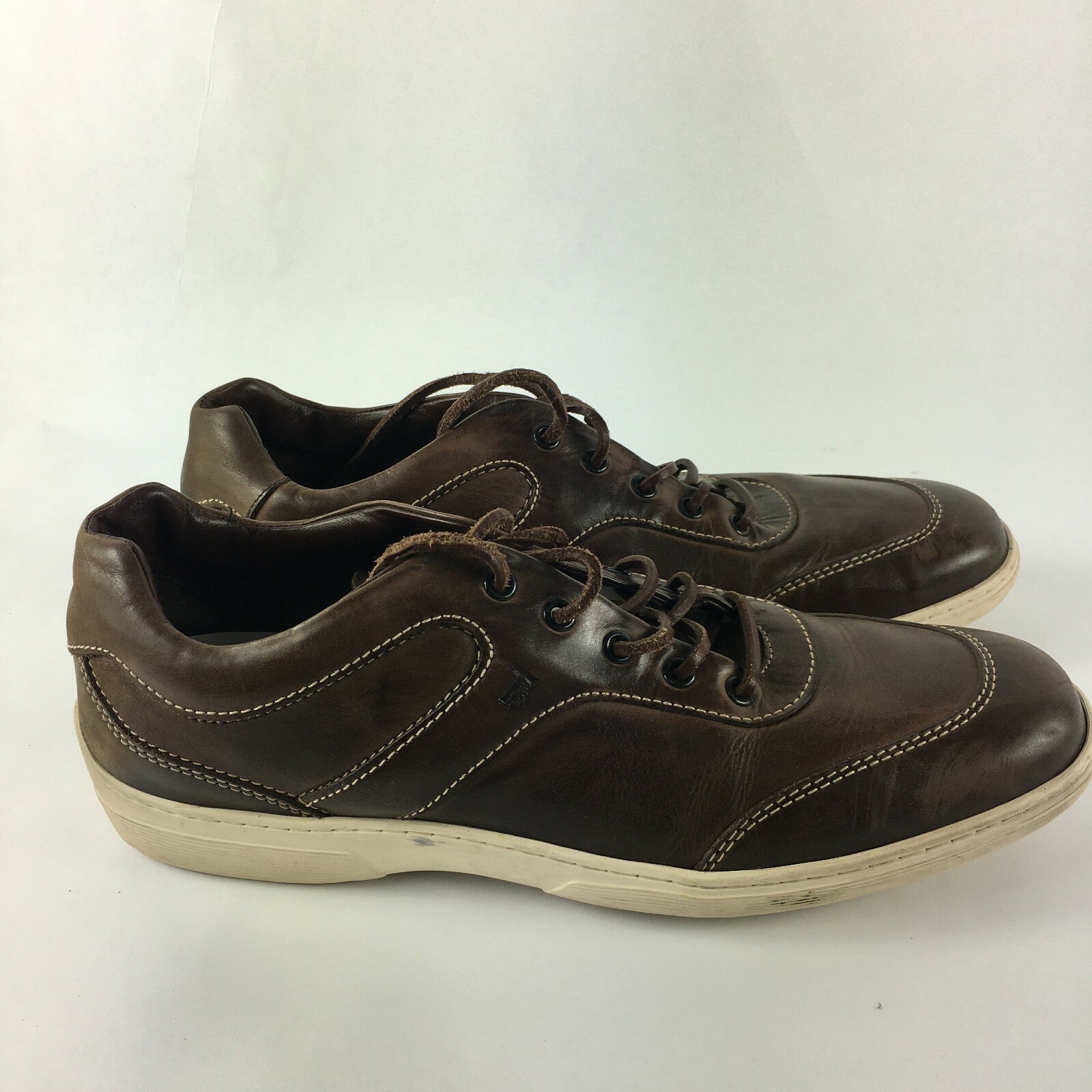 Genuine Tod's Stylish Sneakers Style Brown Shoes for Men Size 9 1⁄2