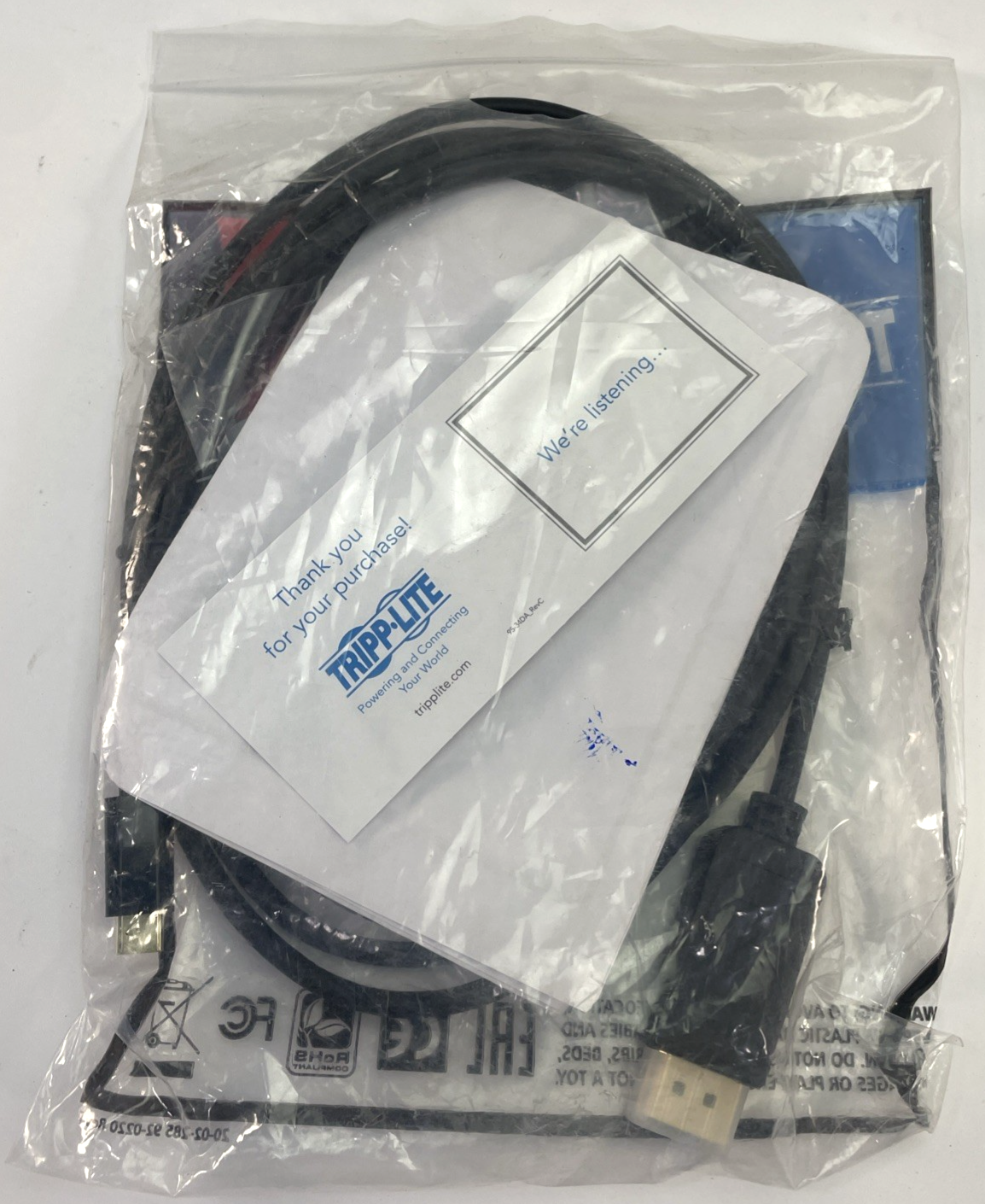 Tripp Lite U444010DPBD 10ft USB-C to DP Adapter Cable 4K M/M NEW
